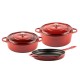 Set din fontă din 3 piese Hosse, Rubin | Set din fontă |  |