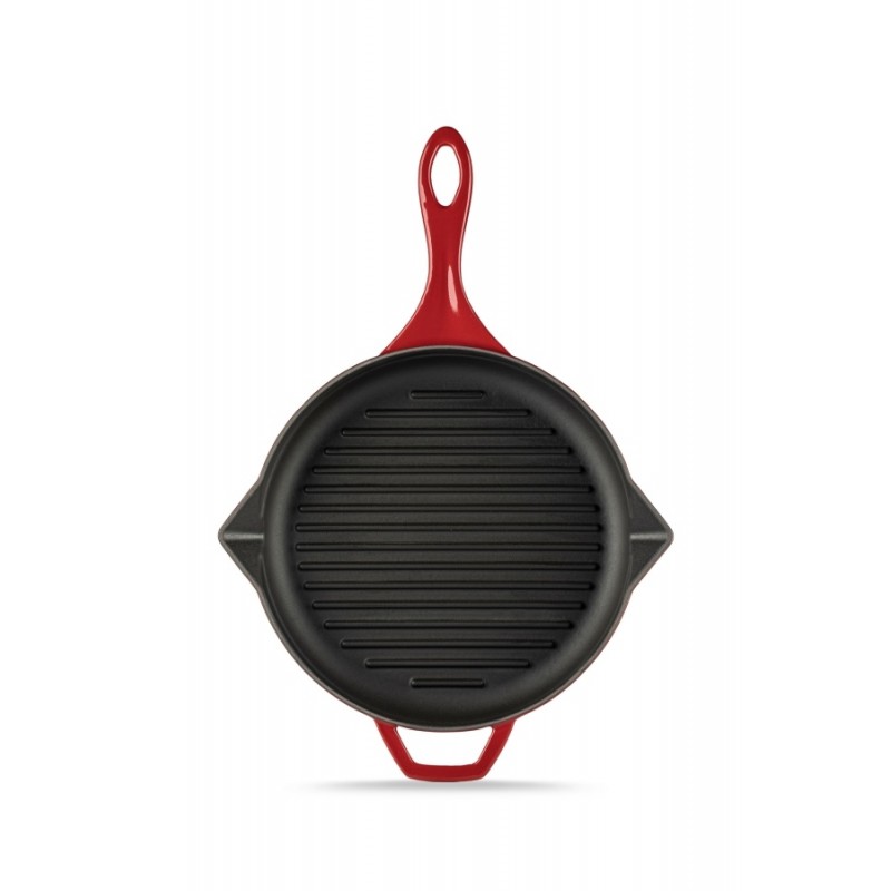 Tigaie grill din fontă emailată Solagio, Rubin, Ф24cm - Toate produsele