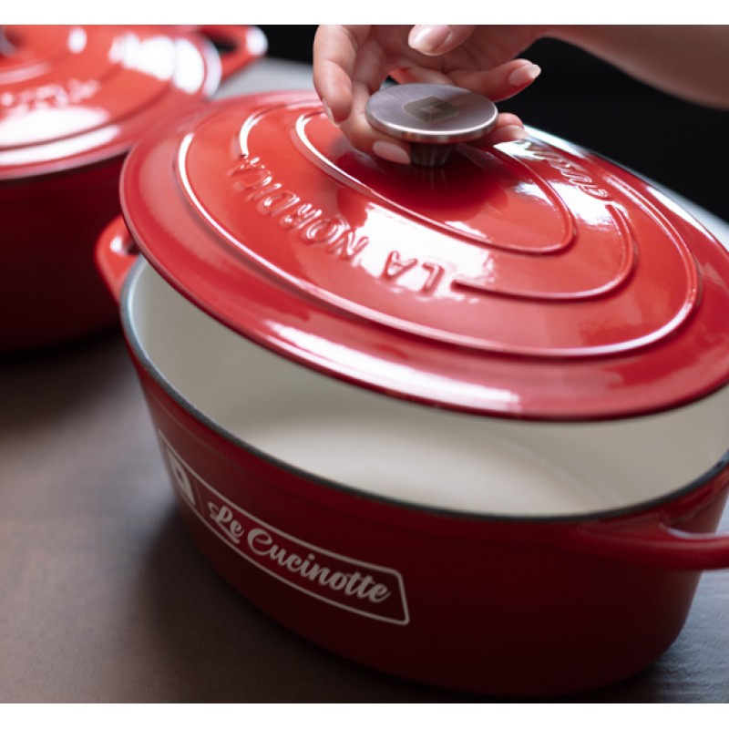 Oală din fontă emailată La Nordica, Oval, Ф33 | Oală din fontă |  |