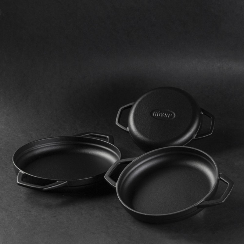 Set din fontă din 2 piese Hosse, Black Onyx | Set din fontă |  |