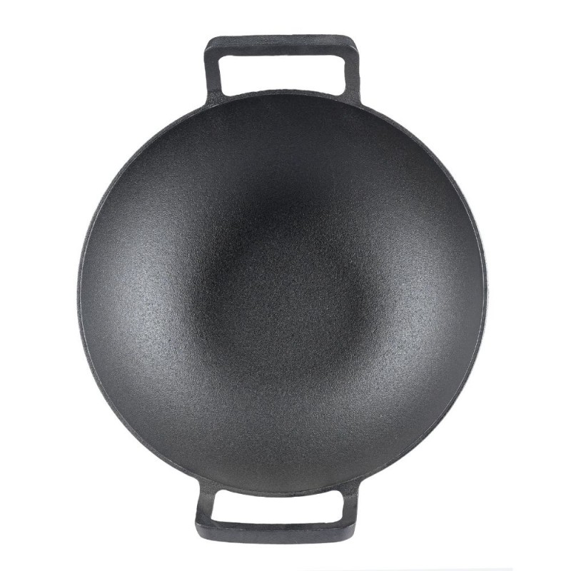 Tigaie din fontă tip wok, Ф36 - Tigaie din fontă