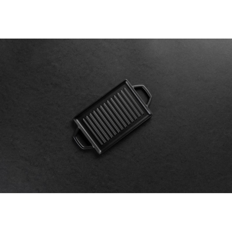 Mini placă pentru grătar din fontă Hosse, 15.5x22.5cm | Placă din fontă |  |