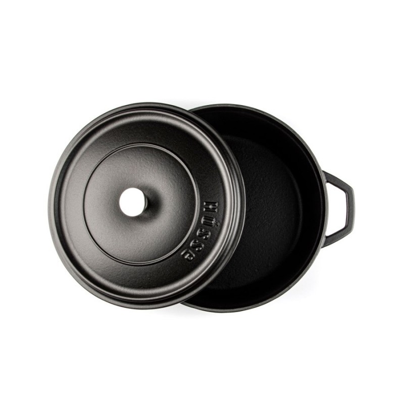 Oală adâncă din fontă Hosse, Black Onyx, Ф28 | Oală din fontă |  |