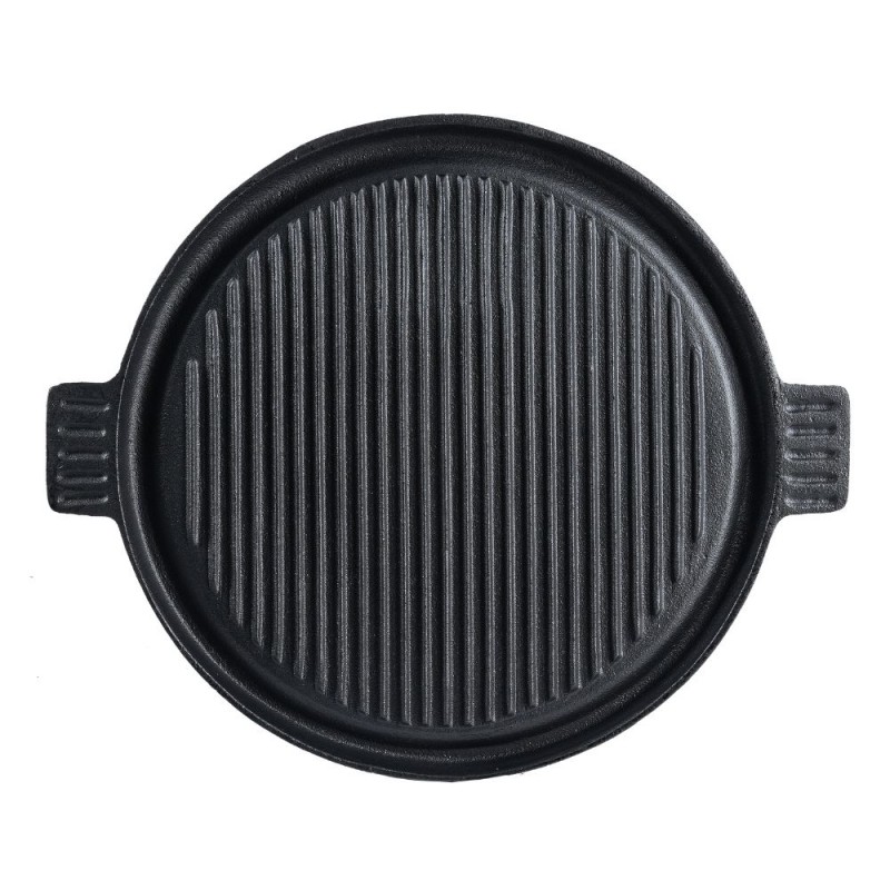 Placă de grătar din fontă dublă față, Ф35 - 