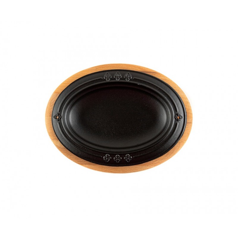 Suport de lemn pentru o farfurie ovala Hosse HSOISK1728, 17x28cm | Suport de lemn |  |