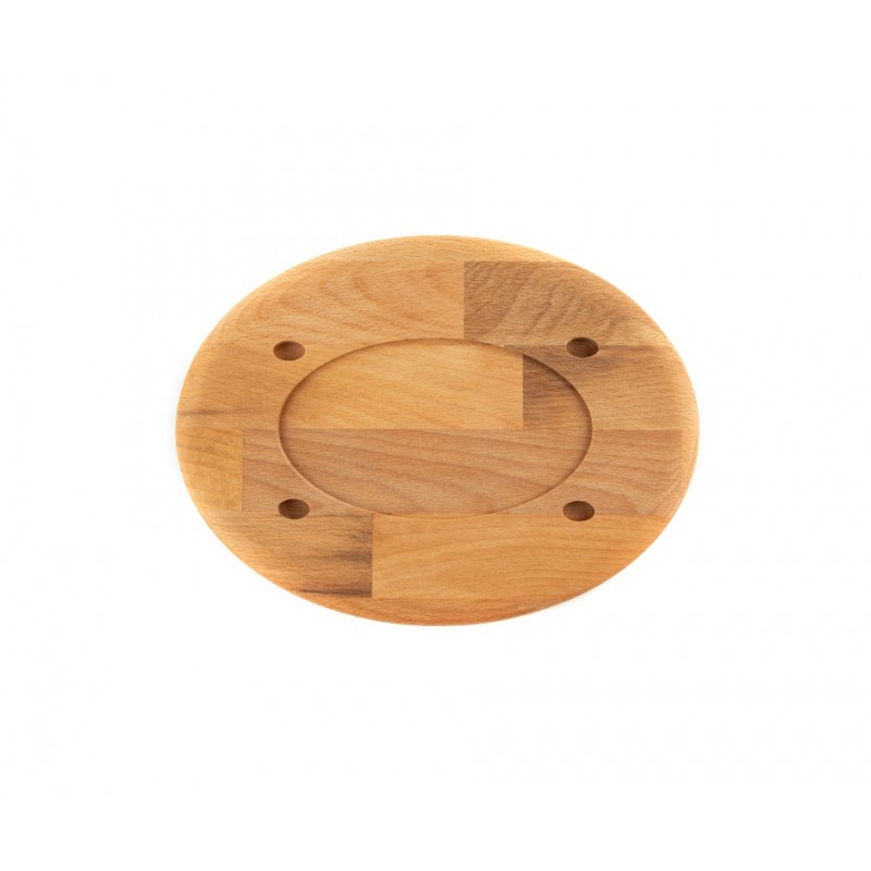 Suport de lemn pentru o farfurie ovala Hosse HSOISK1728, 17x28cm | Suport de lemn |  |