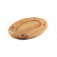 Suport de lemn pentru o farfurie ovala Hosse HSOISK2533, 25x33cm | Suport de lemn |  |