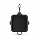 Tigaie grill din fontă emailată Hosse, Black Onyx, 28x28cm | Tigaie grill din fontă | Tigaie din fontă |