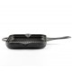 Tigaie grill din fontă emailată Hosse, Black Onyx, 28x28cm | Tigaie grill din fontă | Tigaie din fontă |